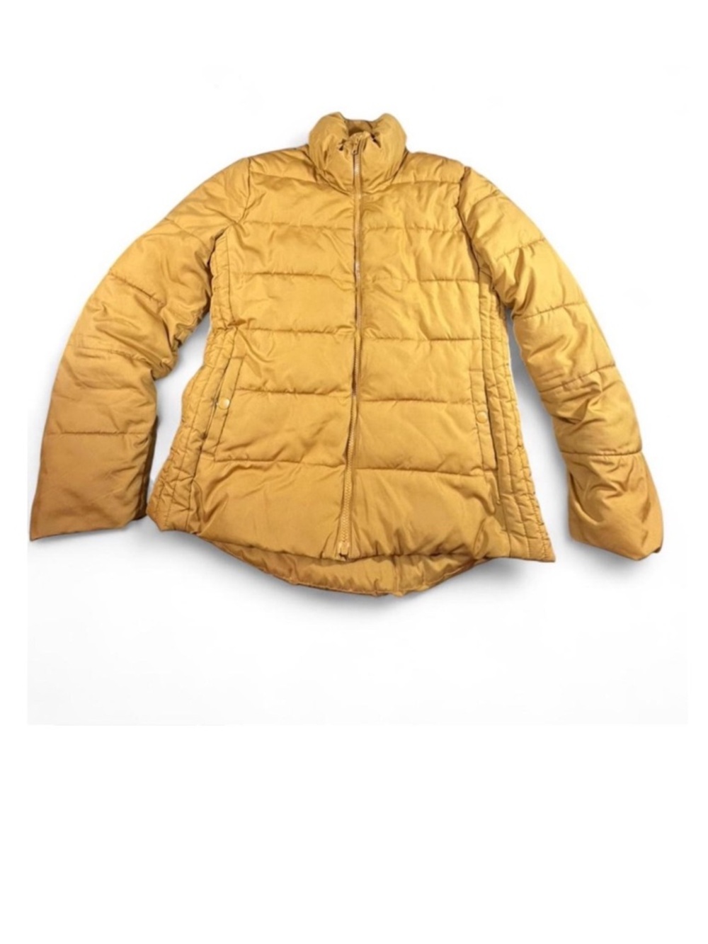 Old Navy Women's Mustard Puffer Jacket size small